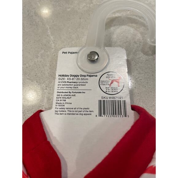 Dog puppy Sweater SMALL holiday doggy pajama XS LOT OF 2 new with tags - Picture 8 of 10